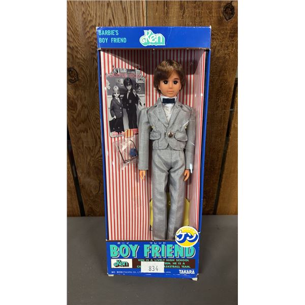 VINTAGE 1980S TAKARA MATTEL JAPANESE BARBIE'S BOY FRIEND KEN *IN ORIGINAL BOX*