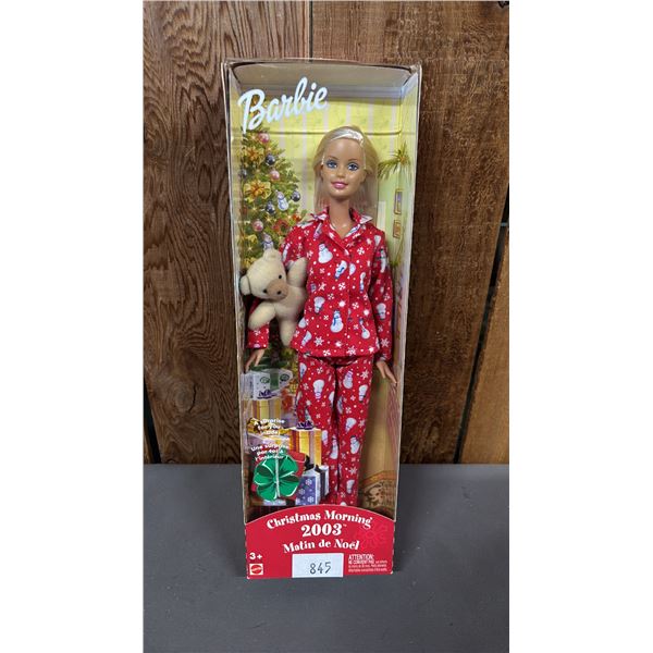 VINTAGE CHRISTMAS MORNING 2003 BARBIE *IN ORIGINAL BOX*