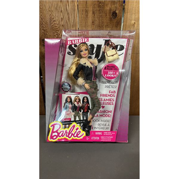 VINTAGE 2013 BARBIE STYLE GLAM LUX DOLL *IN ORIGINAL BOX*