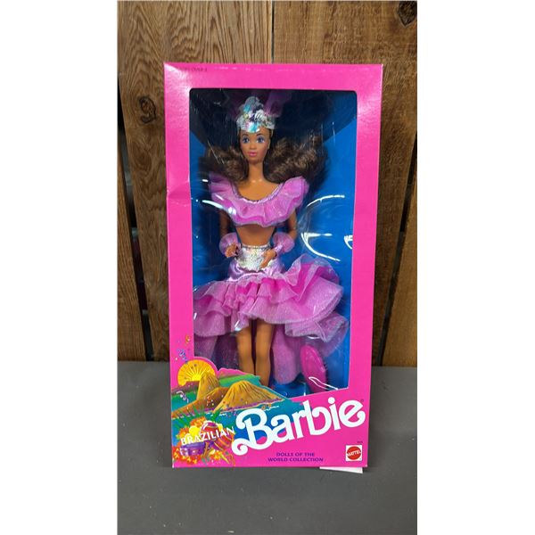 VINTAGE 1989 DOLLS OF THE WORLD COLLECTION BRAZILIAN BARBIE *IN ORIGINAL BOX*