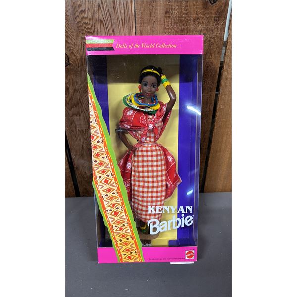 VINTAGE 1993 DOLLS OF THE WORLD COLLECTION KENYAN BARBIE  *IN ORIGINAL BOX*