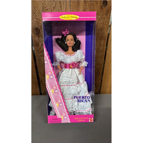 VINTAGE 1996 DOLLS OF THE WORLD COLLECTION PUERTO RICO BARBIE *IN ORIGINAL BOX*