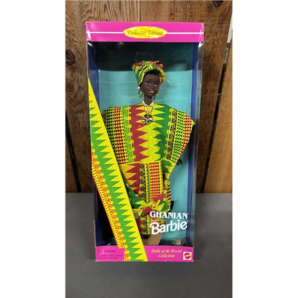 VINTAGE 1996 DOLLS OF THE WORLD COLLECTION GHANIAN BARBIE *IN ORIGINAL BOX*