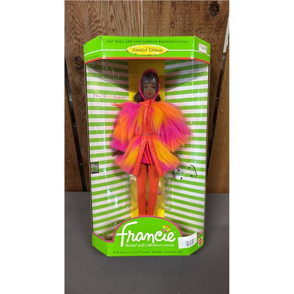 VINTAGE 1996 WILD BUNCH FASHION FRANCIE: 1960 DOLL & 1970 FASHION REPRODUCTIONS *IN ORIGINAL BOX*