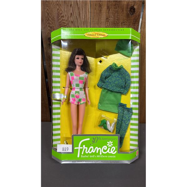 VINTAGE 1996 30TH ANNIVERSARY FRANCIE: 1966 DOLL & FASHION REPRODUCTION *IN ORIGINAL BOX*