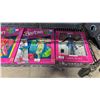 Image 2 : SHELF OF ASSORTED VINTAGE BARBIE & KEN CLOTHING *IN ORIGINAL BOXES*