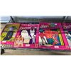 Image 3 : SHELF OF ASSORTED VINTAGE BARBIE & KEN CLOTHING *IN ORIGINAL BOXES*