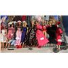 Image 4 : SHELF OF ASSORTED VINTAGE BARBIE & KEN DOLLS *NO BOXES*