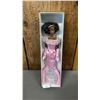 Image 1 : VINTAGE AFRICAN AMERICAN BARBIE IN 1997 FASHION AVENUE PINK SATIN GOWN