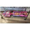Image 1 : SHELF OF ASSORTED VINTAGE BARBIE CLOTHINGS *IN ORIGINAL BOXES*