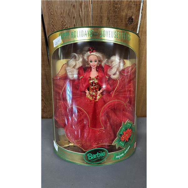 VINTAGE 1993 HAPPY HOLIDAYS BARBIE *IN ORIGINAL BOX*