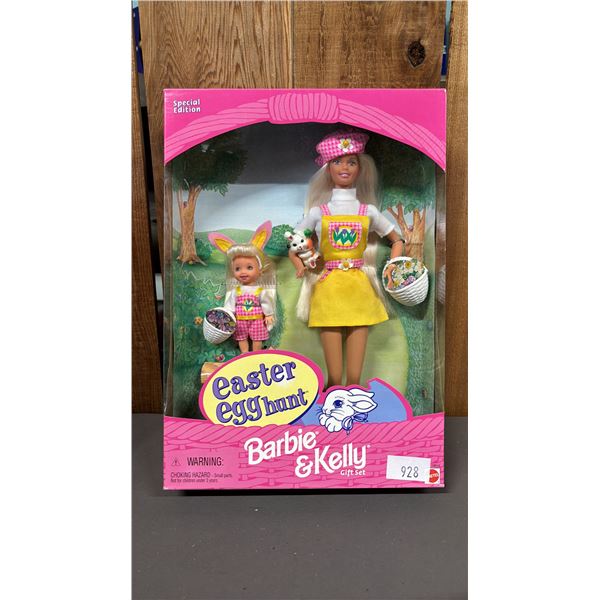 VINTAGE 1997 EASTER EGG HUNT BARBIE & KELLY SET *IN ORIGINAL BOX*
