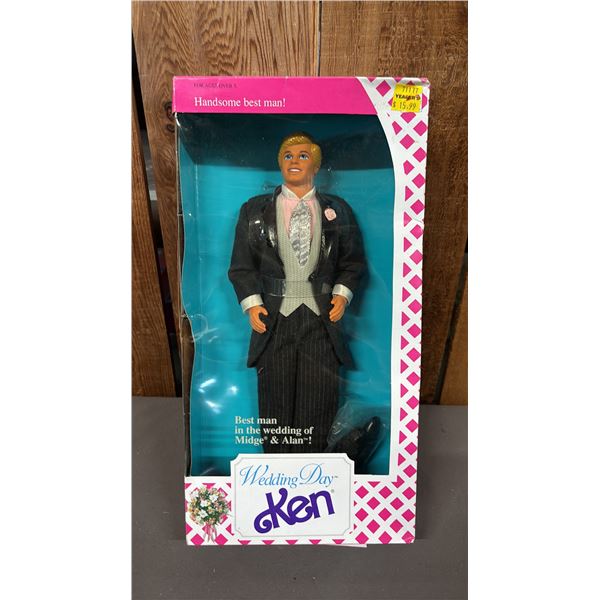 VINTAGE 1990 WEDDING DAY BEST MAN KEN *IN ORIGINAL BOX*
