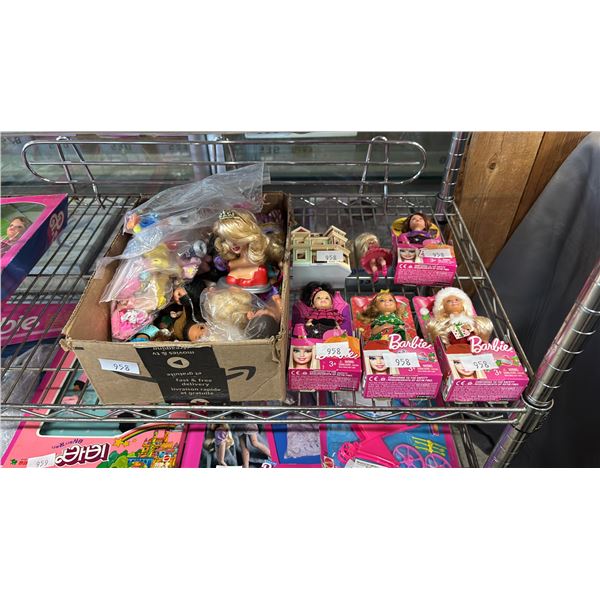 3 ASSORTED CHELSEA DOLLS, SMALL BOX OF ASSORTED KELLY DOLLS & MORE