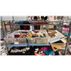 Image 1 : SHELF OF ASSORTED VINTAGE BARBIE & OTHER DOLL FURNITURE, DOLL HOUSE & MORE