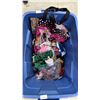 Image 2 : TOTE OF REUSABLE BARBIE BAG, WINNIE THE POOH TOYS, BARBIE ACCESSORIES & MORE