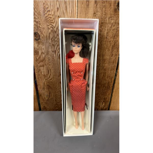 VINTAGE 1960S BRUNETTE BARBIE *IN ORIGINAL BOX*