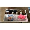 Image 1 : VINTAGE DOLL WIGS & WIG STANDS, VINTAGE MINI BARBIE FASHION CATALOGUES & 1960S X-STANDS