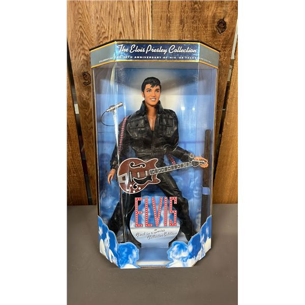VINTAGE 1998 ELVIS DOLL: CELEBRATING THE 30TH ANNIVERSARY OF HIS '68 TELEVISION APPEARANCE *IN