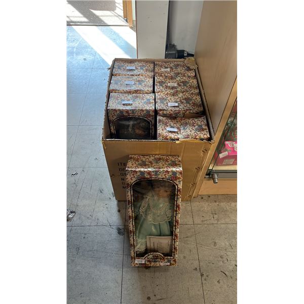 (8) THE BROADWAY COLLECTION HAND PAINTED PORCELAIN DOLLS: ITEM NO. 40041-1 *IN ORIGINAL BOXES*