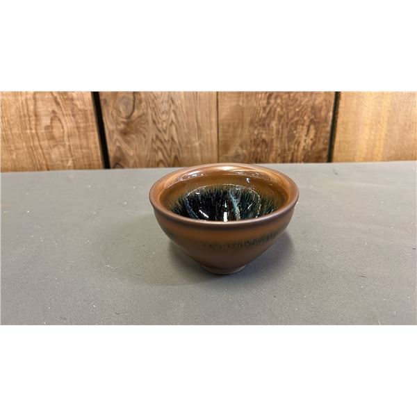 DARK GLAZED WINE BOWL