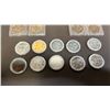 Image 7 : COLLECTION OF VARIOUS CASED TOKEN & COINS *AUTHENTICATION UNKNOWN*