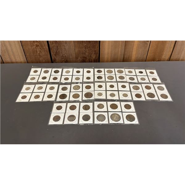 COLLECTION OF VARIOUS TRANSITIONAL COINS *AUTHENTICATION UNKNOWN*