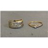 Image 2 : ASSORTED RINGS & A NECKLACE: 1 RING IS STAMPED 10K, NECKLACE IS STAMPED 10K