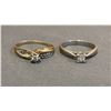 Image 4 : ASSORTED RINGS & A NECKLACE: 1 RING IS STAMPED 10K, NECKLACE IS STAMPED 10K