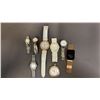 Image 3 : BOX OF ASSORTED EARRINGS & BAG OF ASSORTED WATCHES
