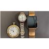 Image 7 : BOX OF ASSORTED EARRINGS & BAG OF ASSORTED WATCHES