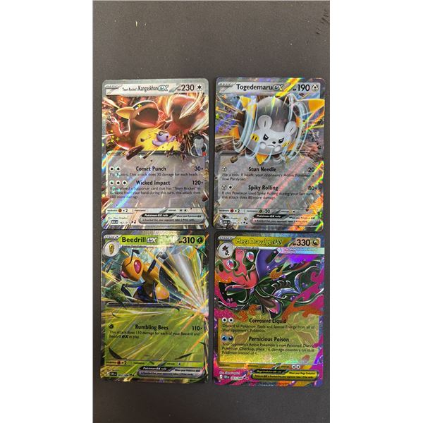 (4) ASSORTED POKEMON CARDS
