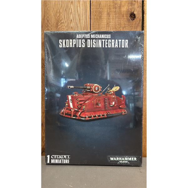 WARHAMMER 40,000 ADEPTUS MECHANICUS SKORIUS DISINEGRATOR MINIATURE KIT *IN SEALED BOX*