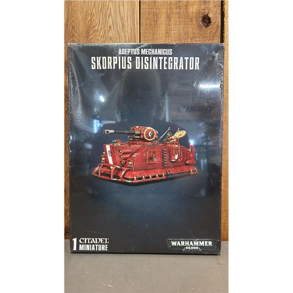 WARHAMMER 40,000 ADEPTUS MECHANICUS SKORIUS DISINEGRATOR MINIATURE KIT *IN SEALED BOX*