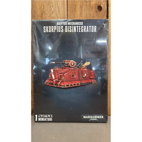 WARHAMMER 40,000 ADEPTUS MECHANICUS SKORIUS DISINEGRATOR MINIATURE KIT *IN SEALED BOX*