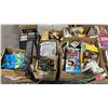 Image 1 : PALLET OF ASSORTED ITEMS INCLUDING DVD'S,  CASSETTES, CDS AND MORE