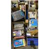 Image 2 : PALLET OF ASSORTED BOOKS, VINYL RECORDS, SPORTS CARD EMPTY PAGES AND MORE