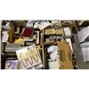 Image 1 : PALLET OF ASSORTED ITEMS INCLUDING ELVIS COLLECTABLE ITEMS, CASSETTES, NEWSPAPERS AND MORE