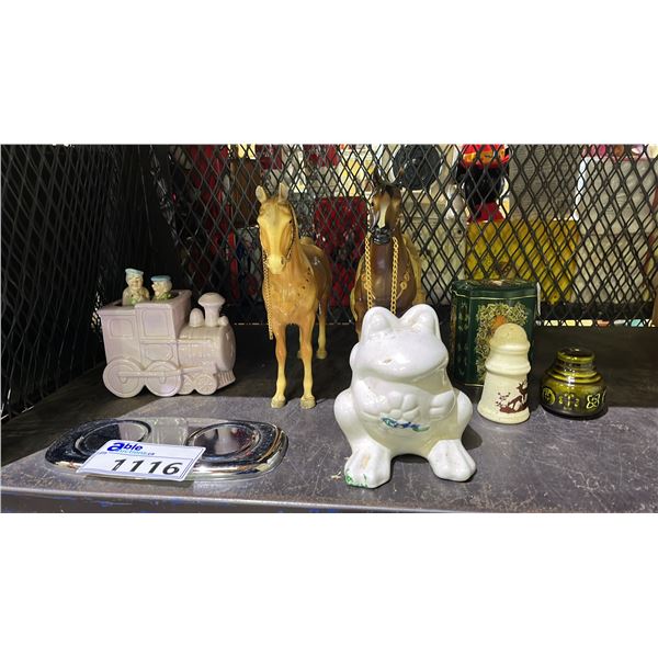 ASSORTED CERAMIC FIGURINES AND MORE