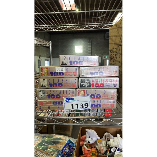*NEW IN BOX* (9) ASSORTED CLASSIC 100PCS PUZZLES