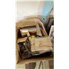 Image 2 : (3) BOXES OF ASSORTED ITEMS INCLUDING TOOLS, HEAVY DUTY HANGING LIGHTS , TOOL BOX AND MORE