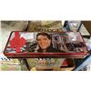 Image 3 : CATHAY COLLECTION PORCELAIN DOLL AND BOX OF VINTAGE RUSSELL STOVER COLLECTABLE CANDY TIN