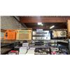 Image 1 : SHELF LOT OF ASSORTED VINTAGE TABLE TOP RADIOS
