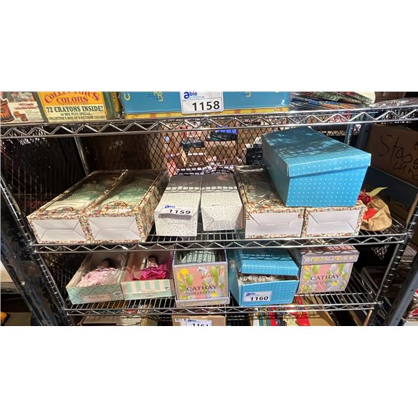 SHELF LOT OF ASSORTED DOLLS IN BOXES