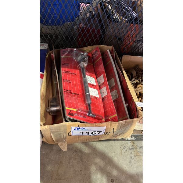 BOX OF SIDEWINDER SPEED SOCKET WRENCH