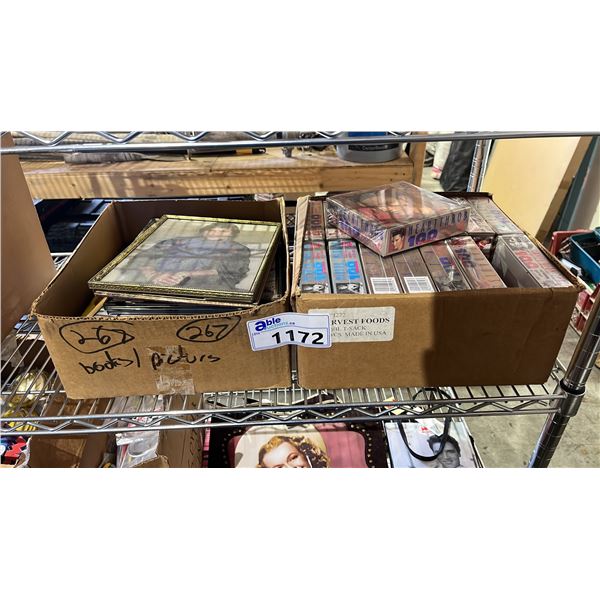 (2) BOXES OF ASSORTED ITEMS INCL. 100 PCS PUZZLES BOXES, PICTURE FRAMES AND MORE