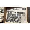 Image 2 : PALLET OF ASSORTED VINTAGE NEWSPAPERS: THE ILLUSTRATED LONDON NEWS, THE SUN, THE VANCOUVER DAILY