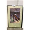 Image 1 : VINTAGE FRAMED 1993 CLOVERDAL RODEO & EXPEDITION POSTER: APPROX. 31.5" X 20"