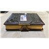 Image 2 : ANTIQUE EARLY 1900S LEATHER-BOUND PHOTO ALBUM WITH SIDE LATCH & PHOTOS: NOTED DATED 1902 INSIDE