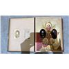 Image 3 : ANTIQUE LATE 19TH CENTURY LEATHER-BOUND PHOTO ALBUM WITH PHOTO: NO SIDE LATCH